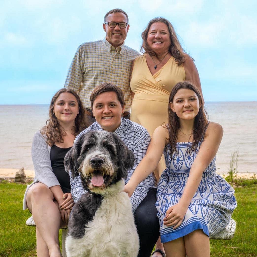 Paciorka family at the beach