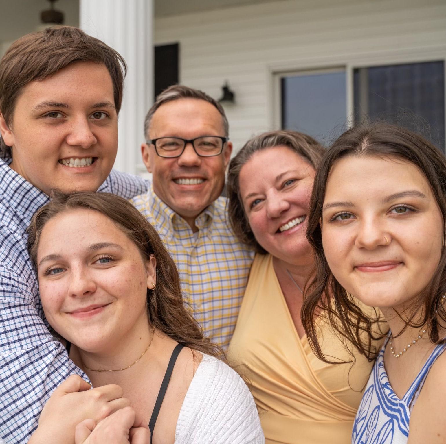 Paciorka family selfie